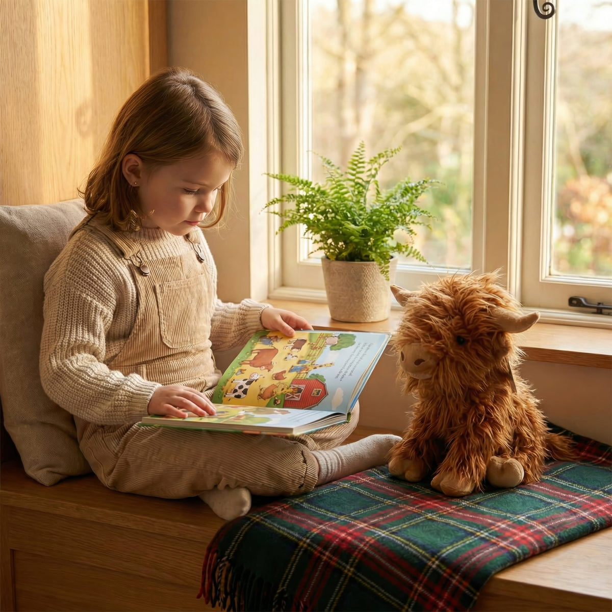 PELUCHE MUCCA DELLE HIGHLAND