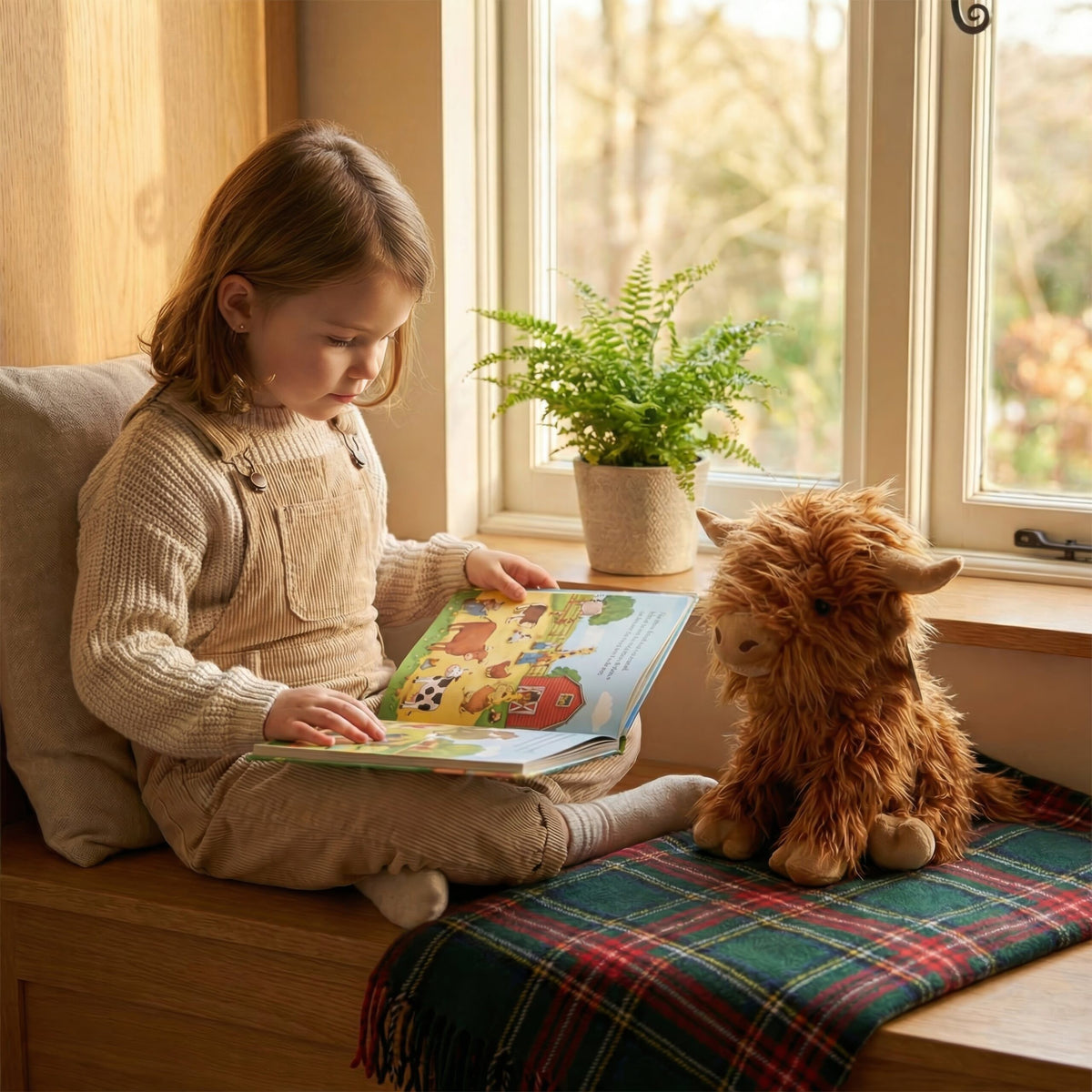 PELUCHE MUCCA DELLE HIGHLAND