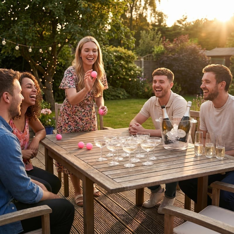 GIOCO PROSECCO PONG SET 15 PZ