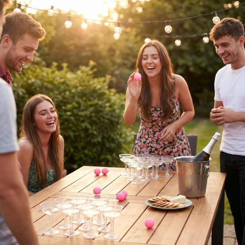 GIOCO PROSECCO PONG SET 15 PZ