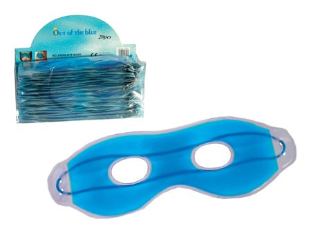 MASCHERA PER OCCHI BLU GEL