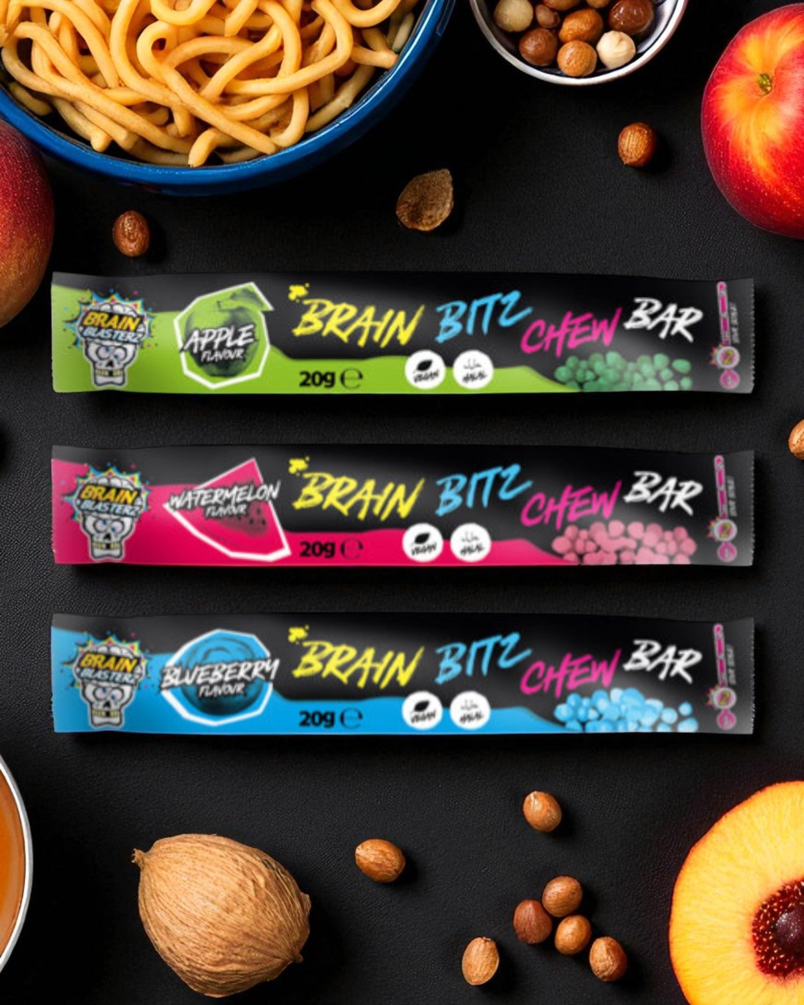 BRAIN BLASTERZ CHEW BAR CARAMELLE ASPRE