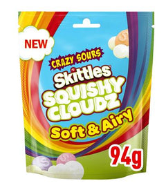 SKITTLES FRUIT SOUR SQUISHY CLOUDZ 94 GR.