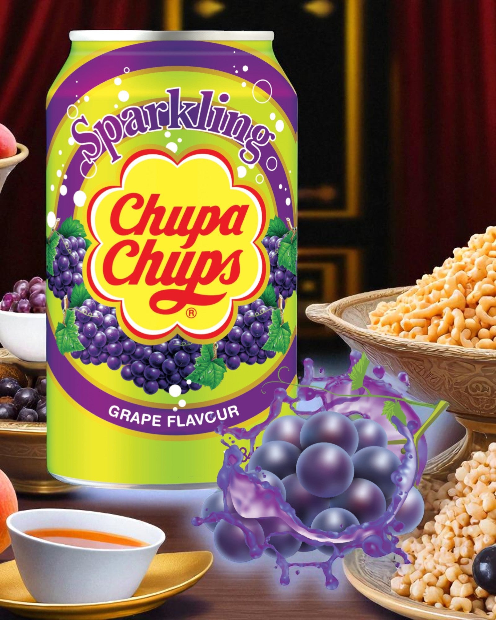DRINK CHUPA CHUPS UVA FRAGOLA 345ml