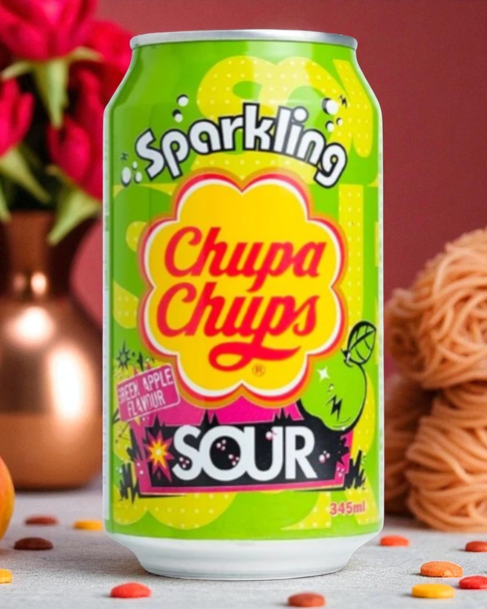 CHUPA CHUPS MELA VERDE SOUR 345ml