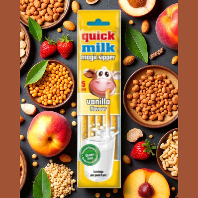 CANNUCCE  LATTE GUSTO VANIGLIA 30G - Willy Be Smart