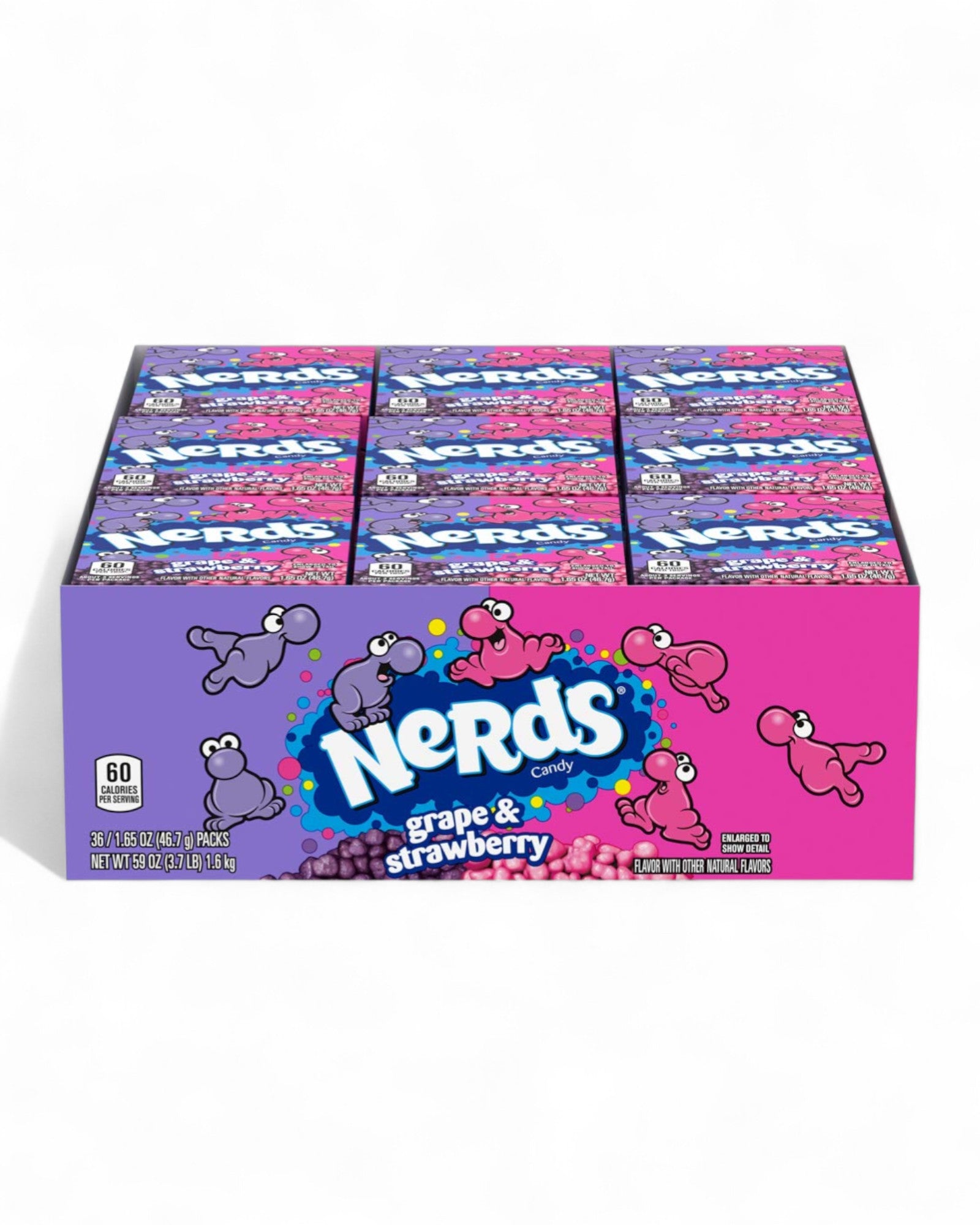 NERDS GRAPE AND STRAWBERRY
