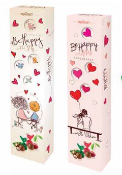 SCATOLA CIOCCOLATINI BE HAPPY