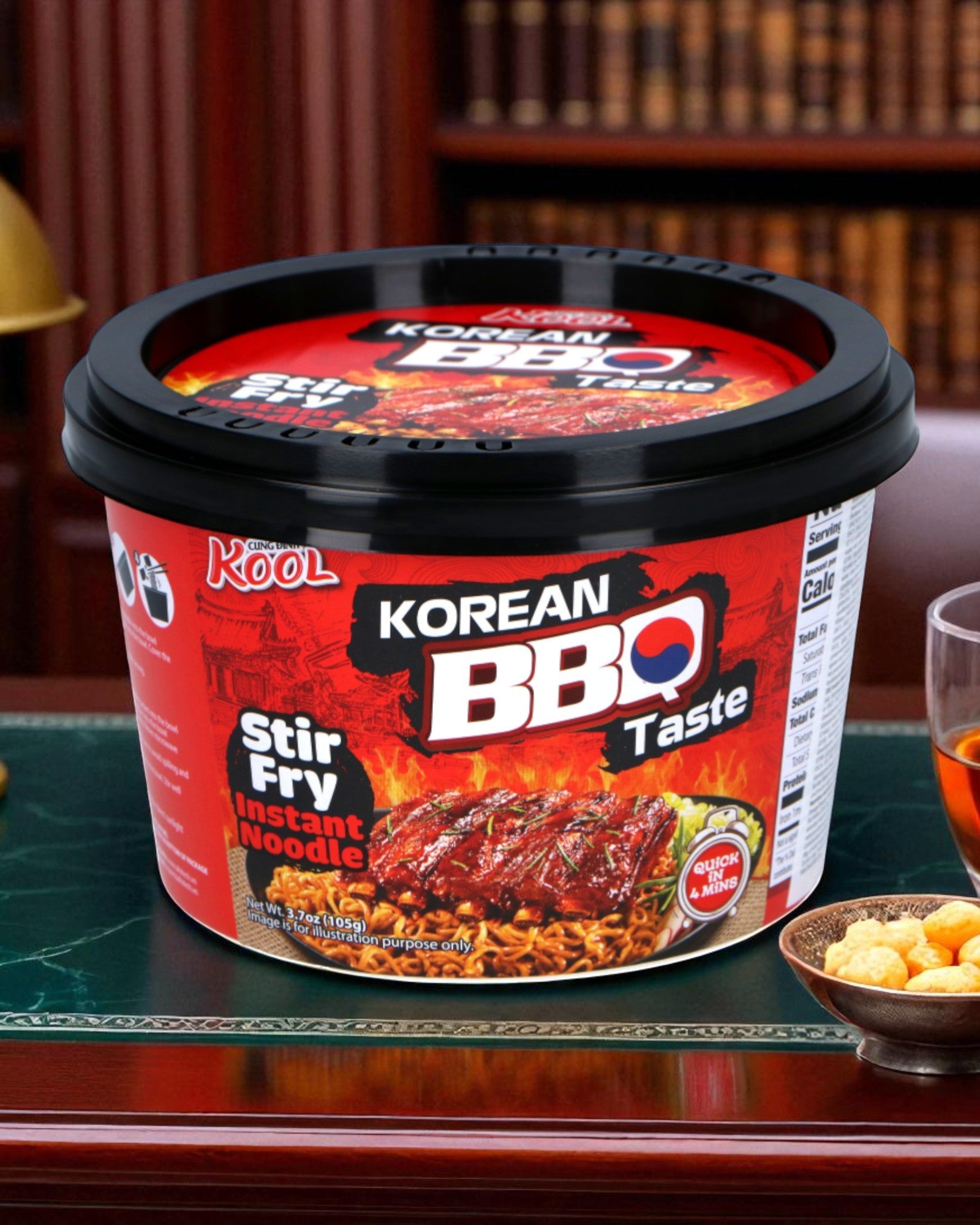 NOODLES KOREAN BBQ INSTANT 105 GR.