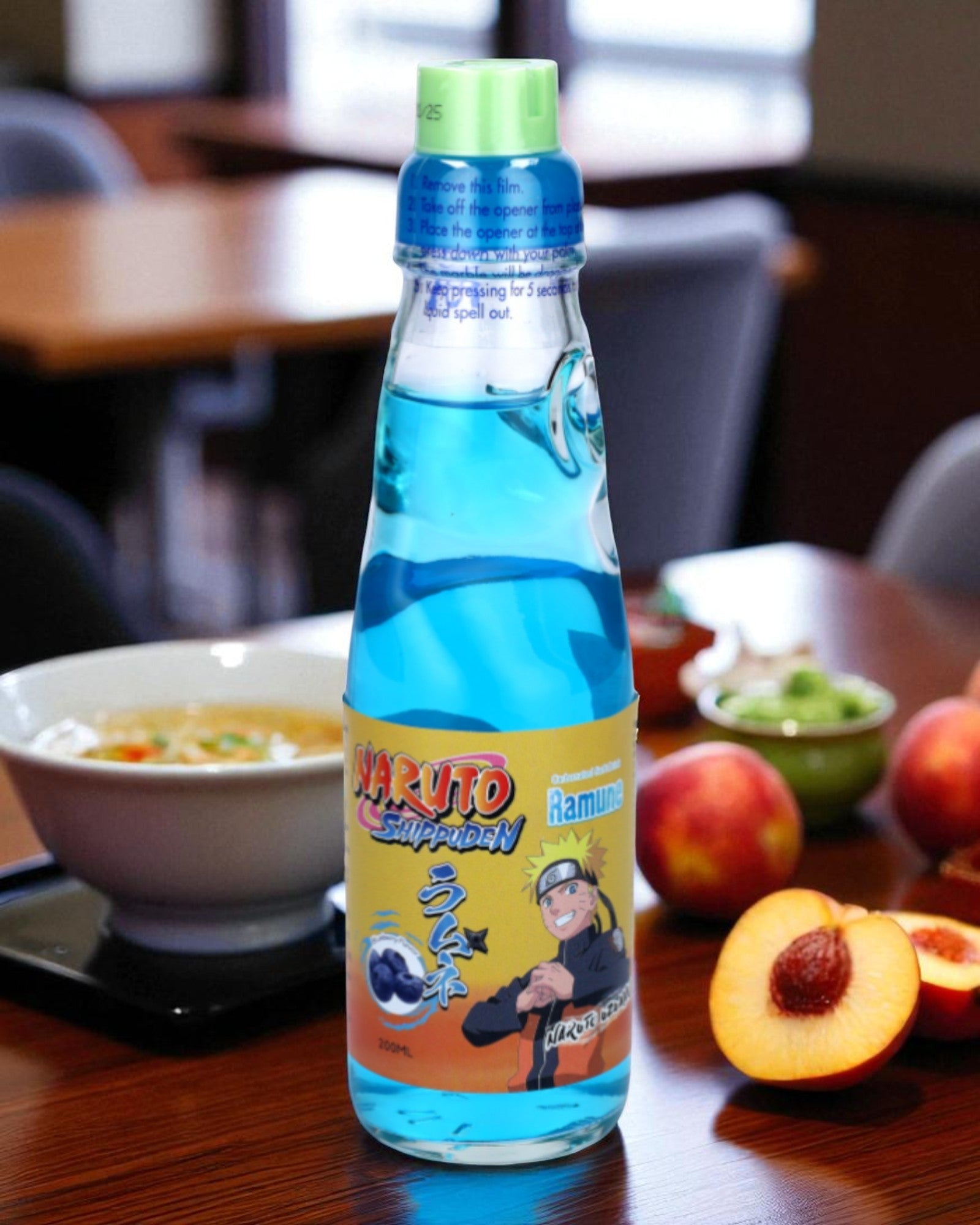 NARUTO RAMUNE SODA 200 ML BLUEBERRY