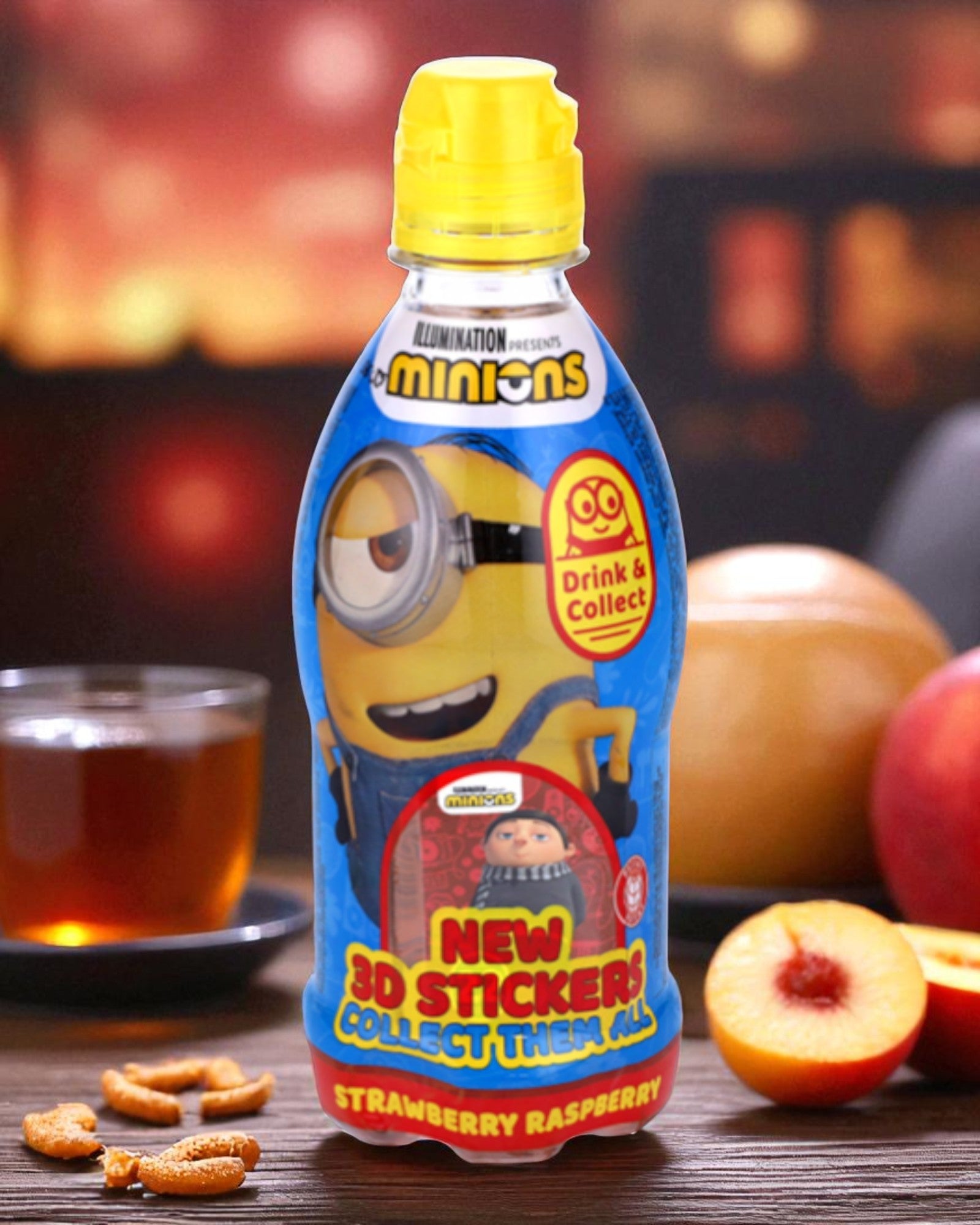 VITAMIZU MINION STRAWBERRY RASPBERRY DRINK 350ML