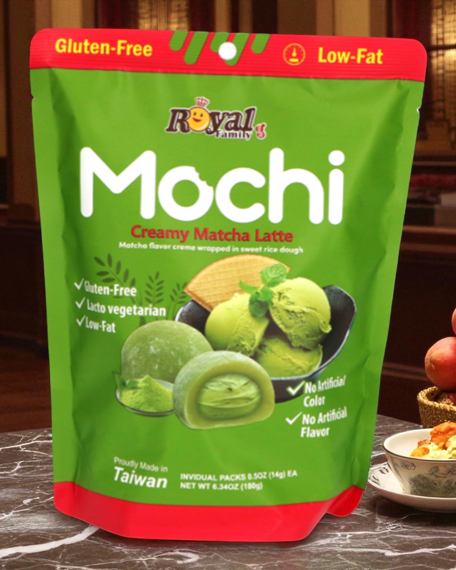 MOCHI VANILLA CREAMY MATCHA LATTE 180G