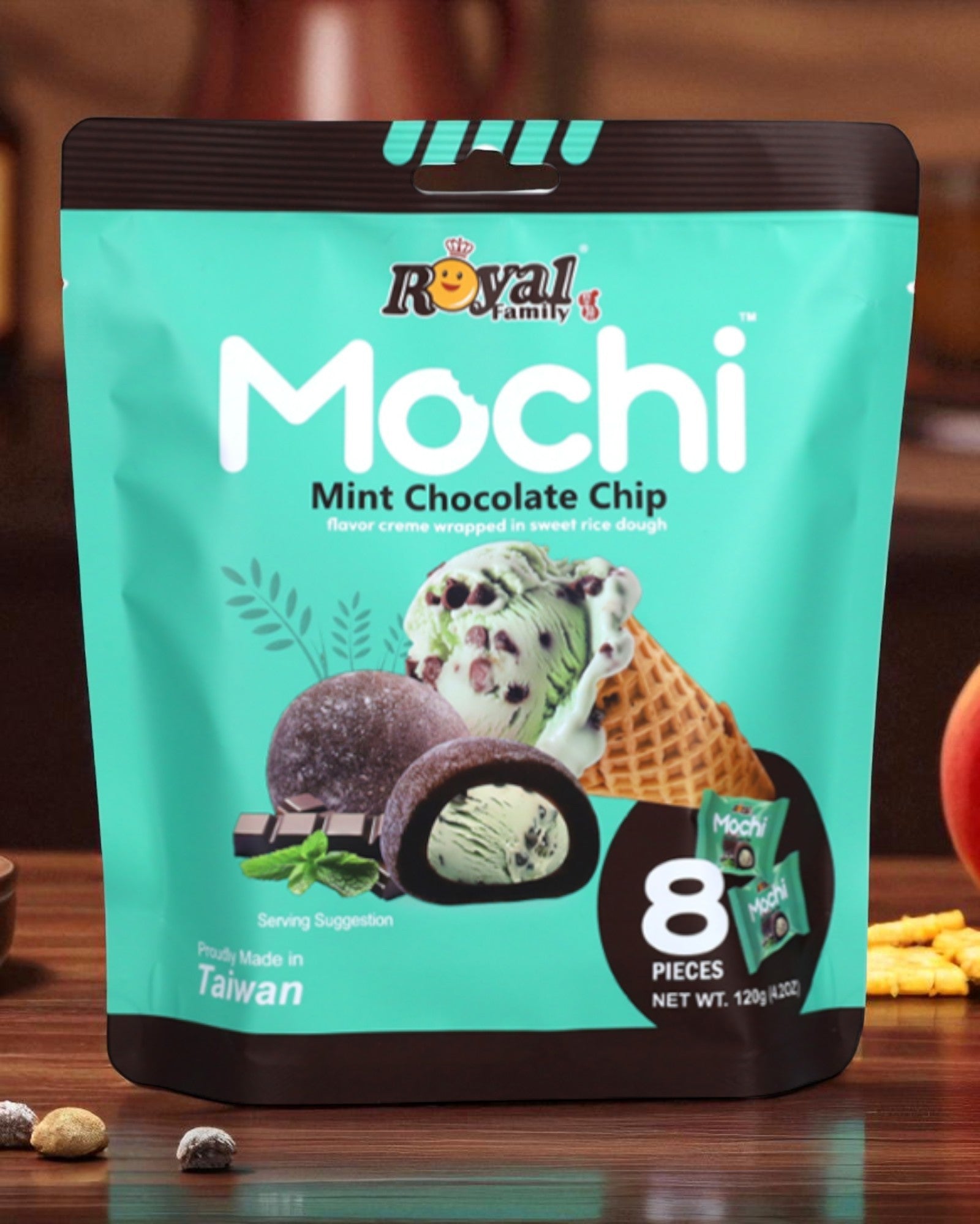 MOCHI MINT CHOCOLATE CHIP 120G