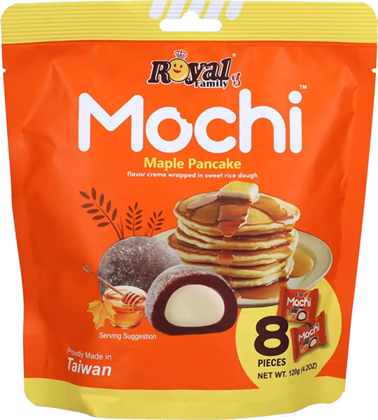 Mochi giapponesi gusto pancake allo sciroppo d'acero, snack dolci ripieni in confezione 120g - Willy Be Smart