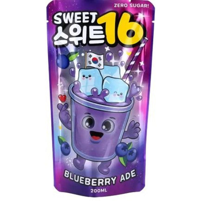 SWEET 16  BLUEBERRY ADE 200 ML.