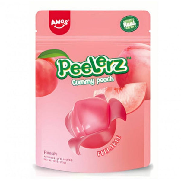 Caramelle gommose Amos Peelerz gusto pesca, confezione richiudibile 65 g - Willy Be Smart