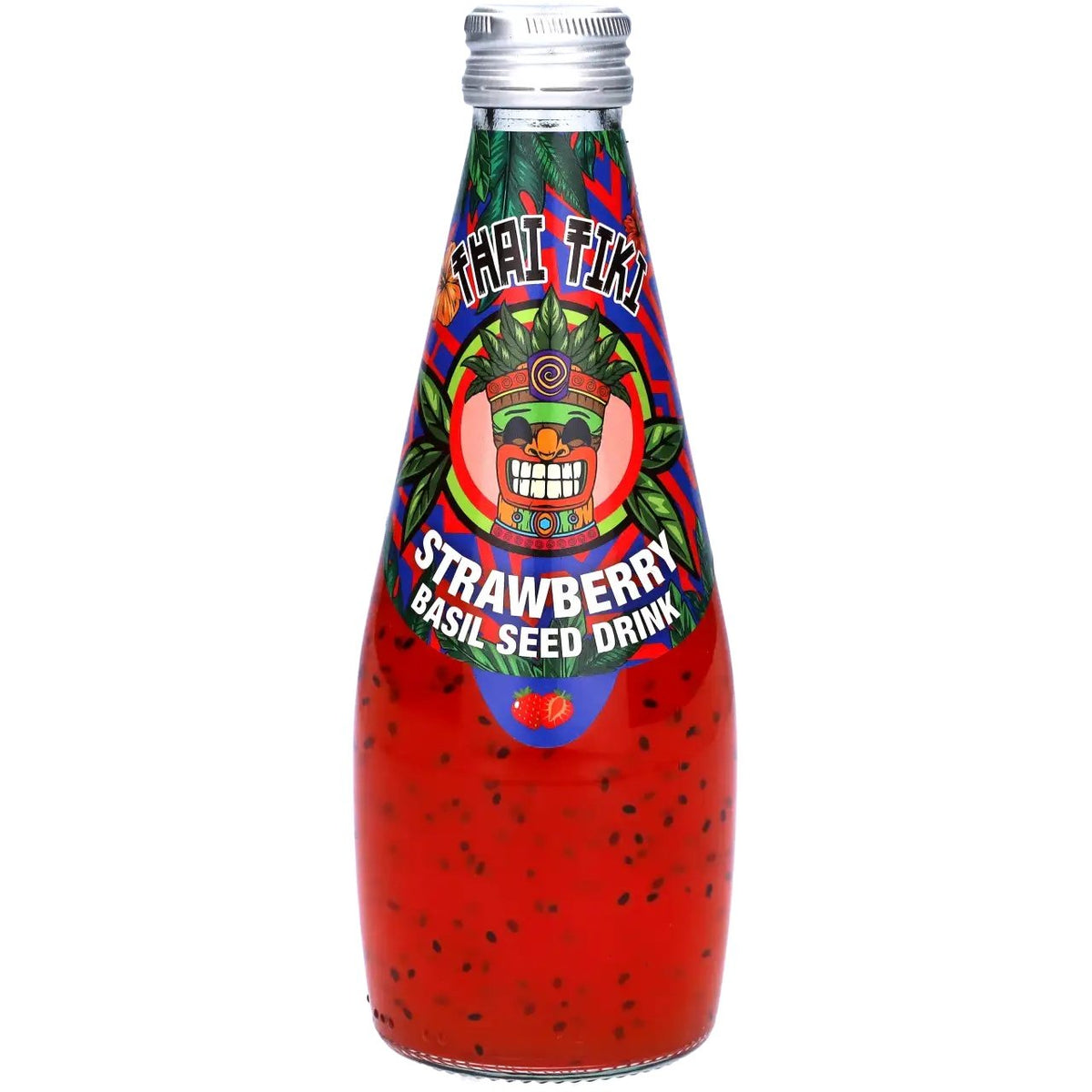 THAI TIKI BASIL SEED DRINK FRAGOLA 290 ML.