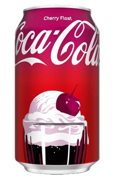 COCA COLA CHERRY FLOAT 355 ML LATTINA