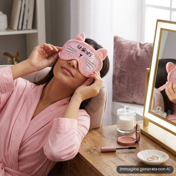 MASCHERA REFRIGERANTE OCCHI CAT