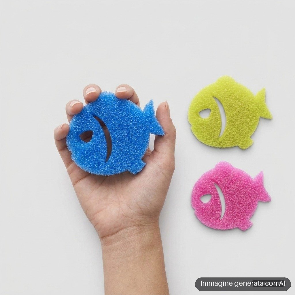 SPUGNA MAGIC SCRUB FISH