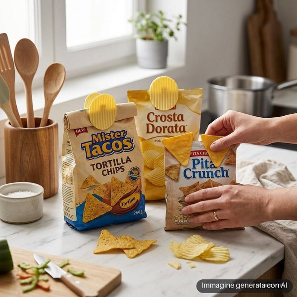 SET 4 MOLLETTE CHIUDIPACCO CHIPS