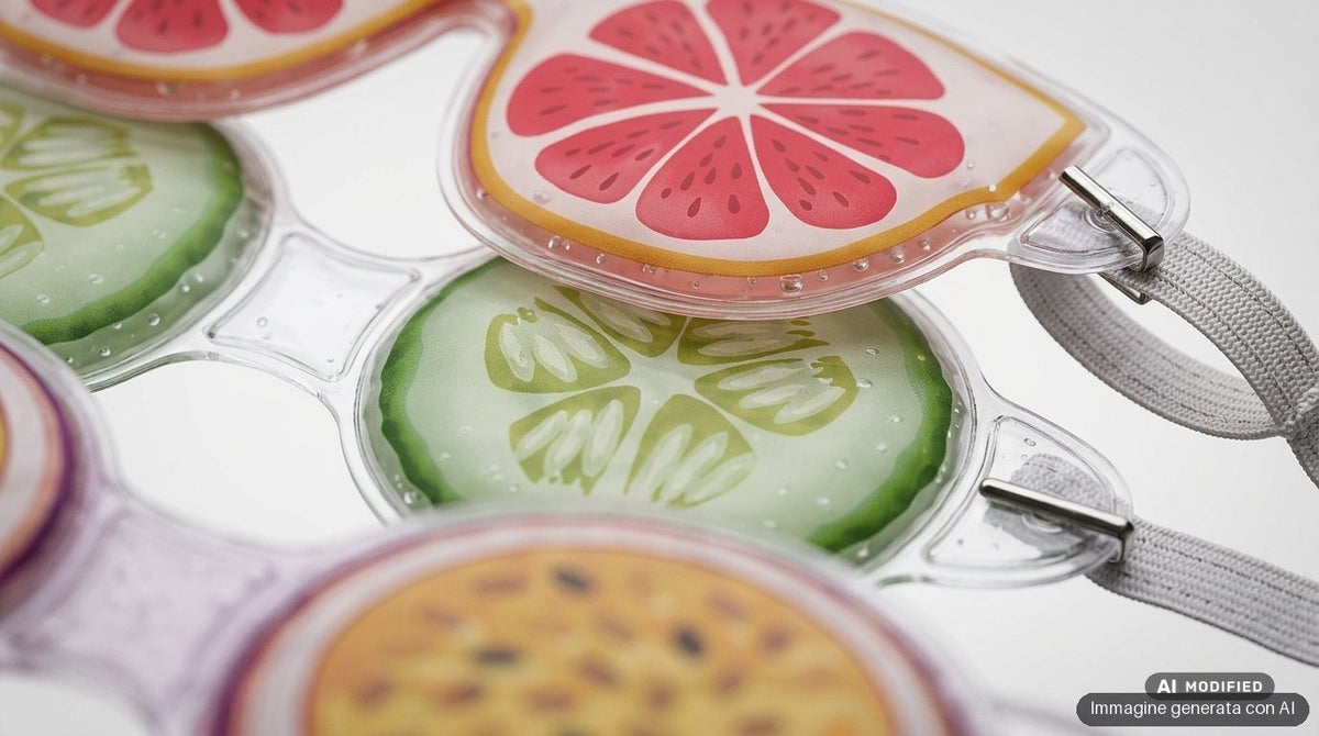 MASCHERA REFRIGERANTE OCCHI FRUIT