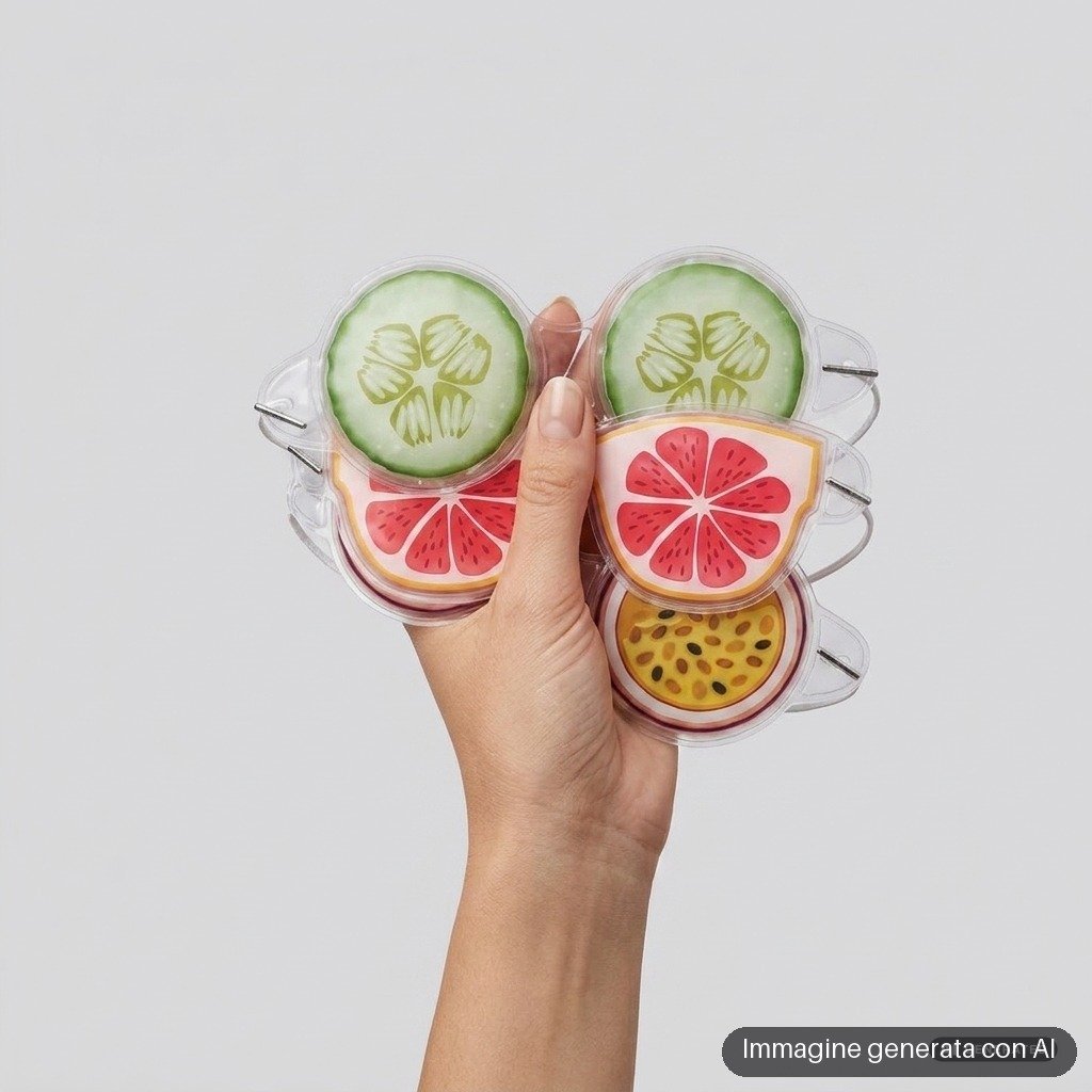 MASCHERA REFRIGERANTE OCCHI FRUIT