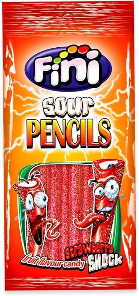 SOUR PENCIL FRAGOLA 90 GR.