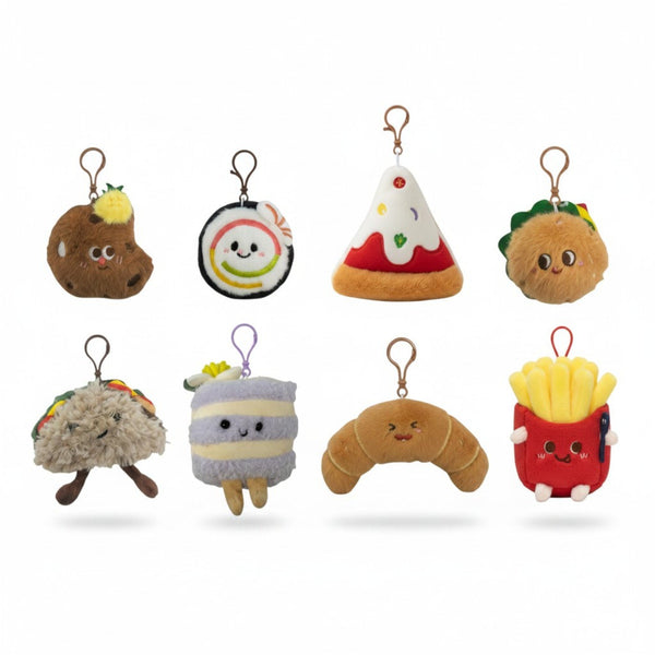 MINI PLUSH FOOD PORTACHIAVI