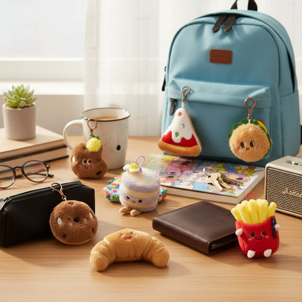 MINI PLUSH FOOD PORTACHIAVI