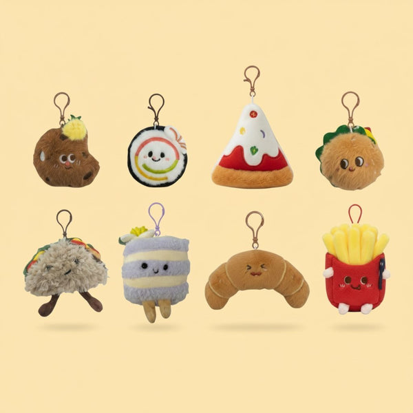 MINI PLUSH FOOD PORTACHIAVI
