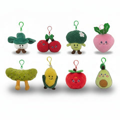 MINI PLUSH VEGETALI PORTACHIAVI