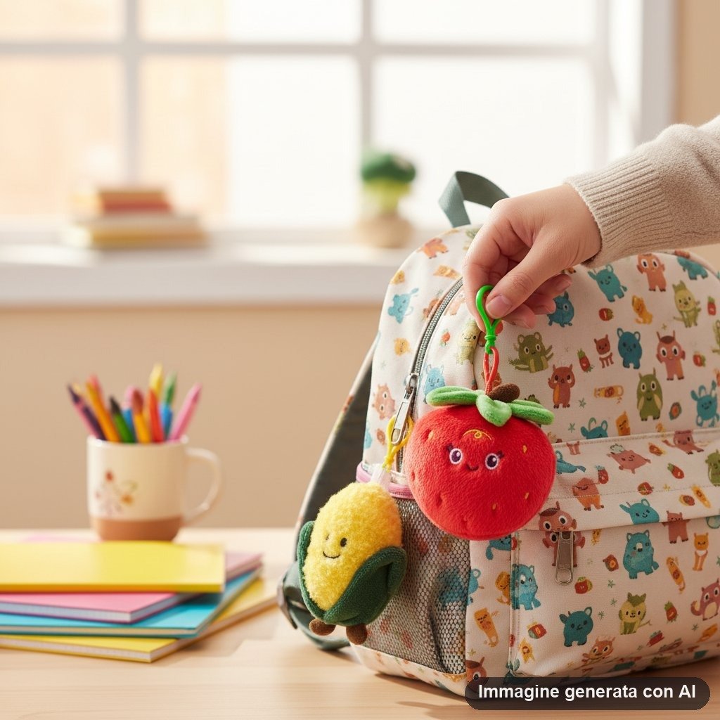 MINI PLUSH VEGETALI PORTACHIAVI