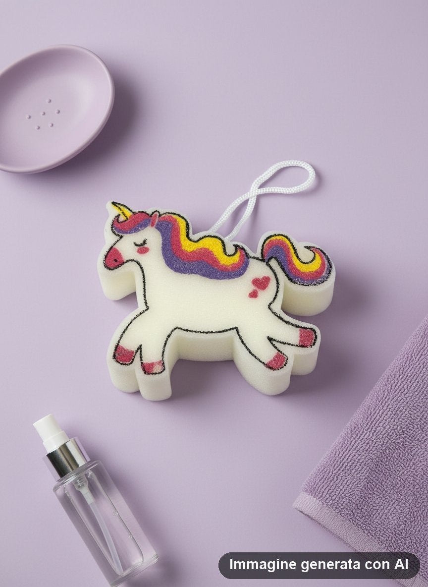 SPUGNA DA BAGNO UNICORNO