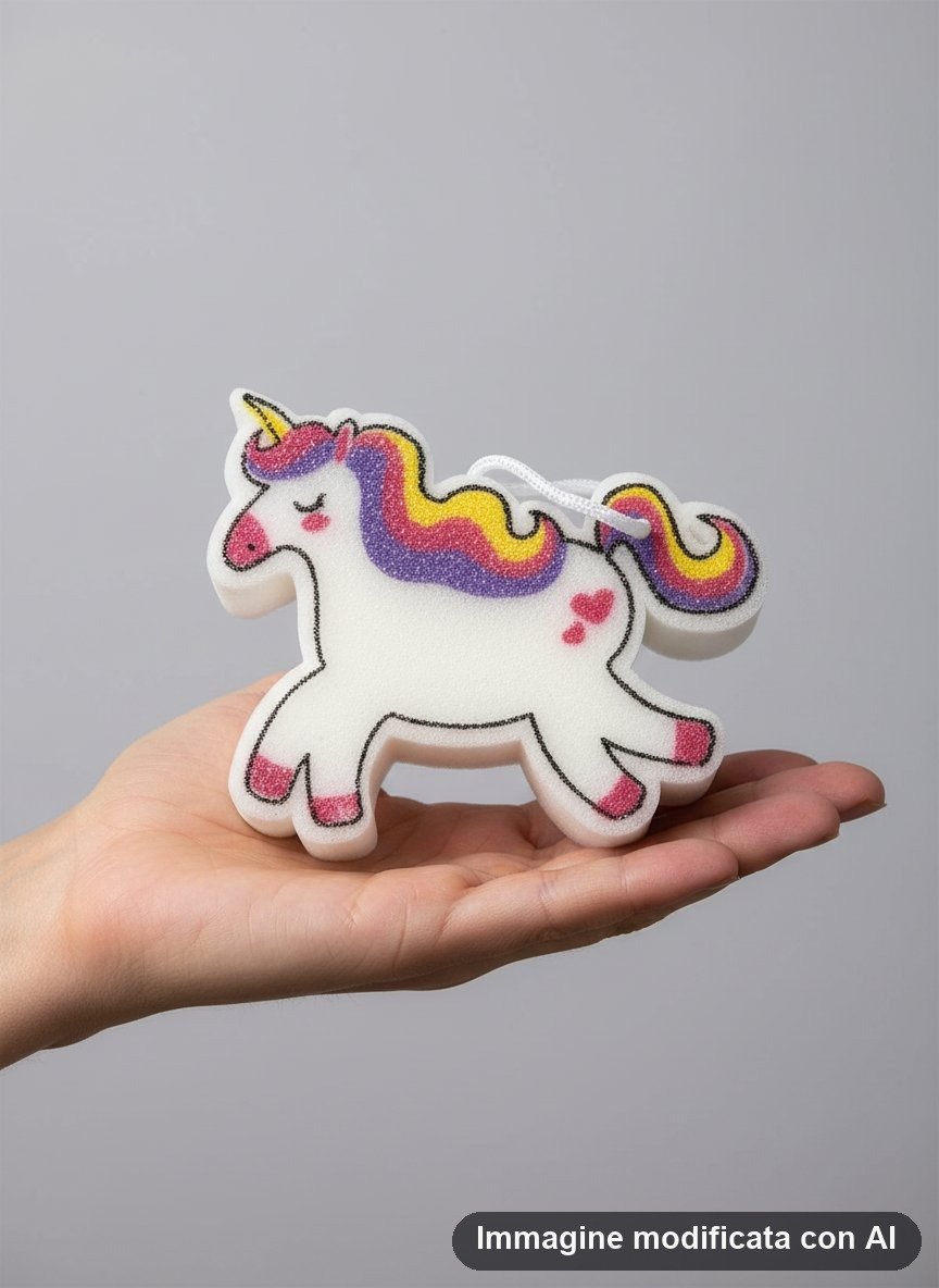 SPUGNA DA BAGNO UNICORNO