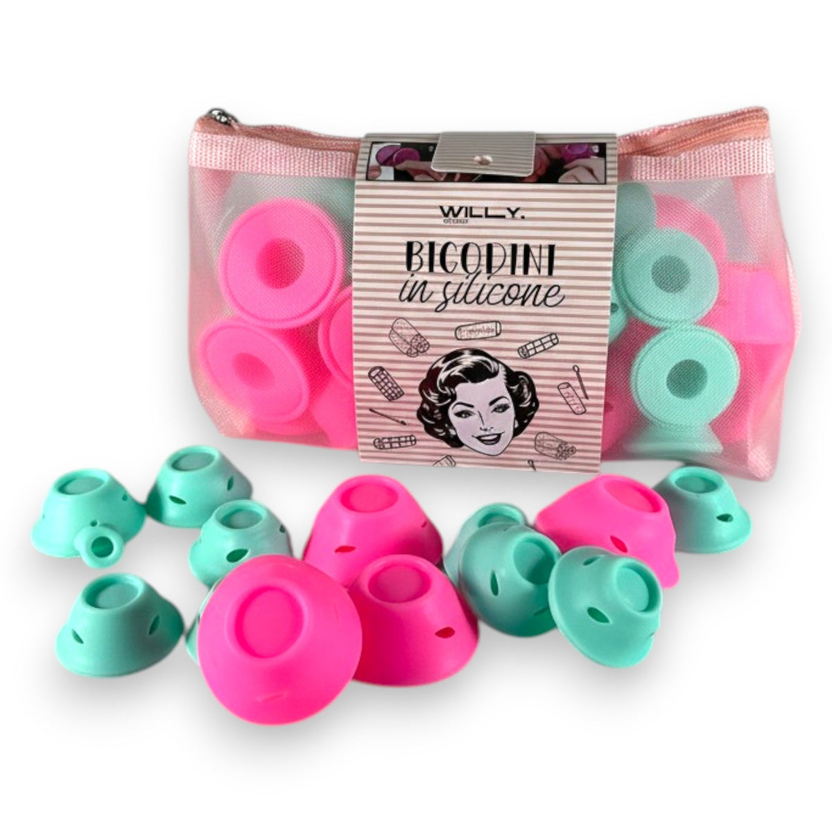 SET 40 PEZZI PER RICCIOLI CAPELLI