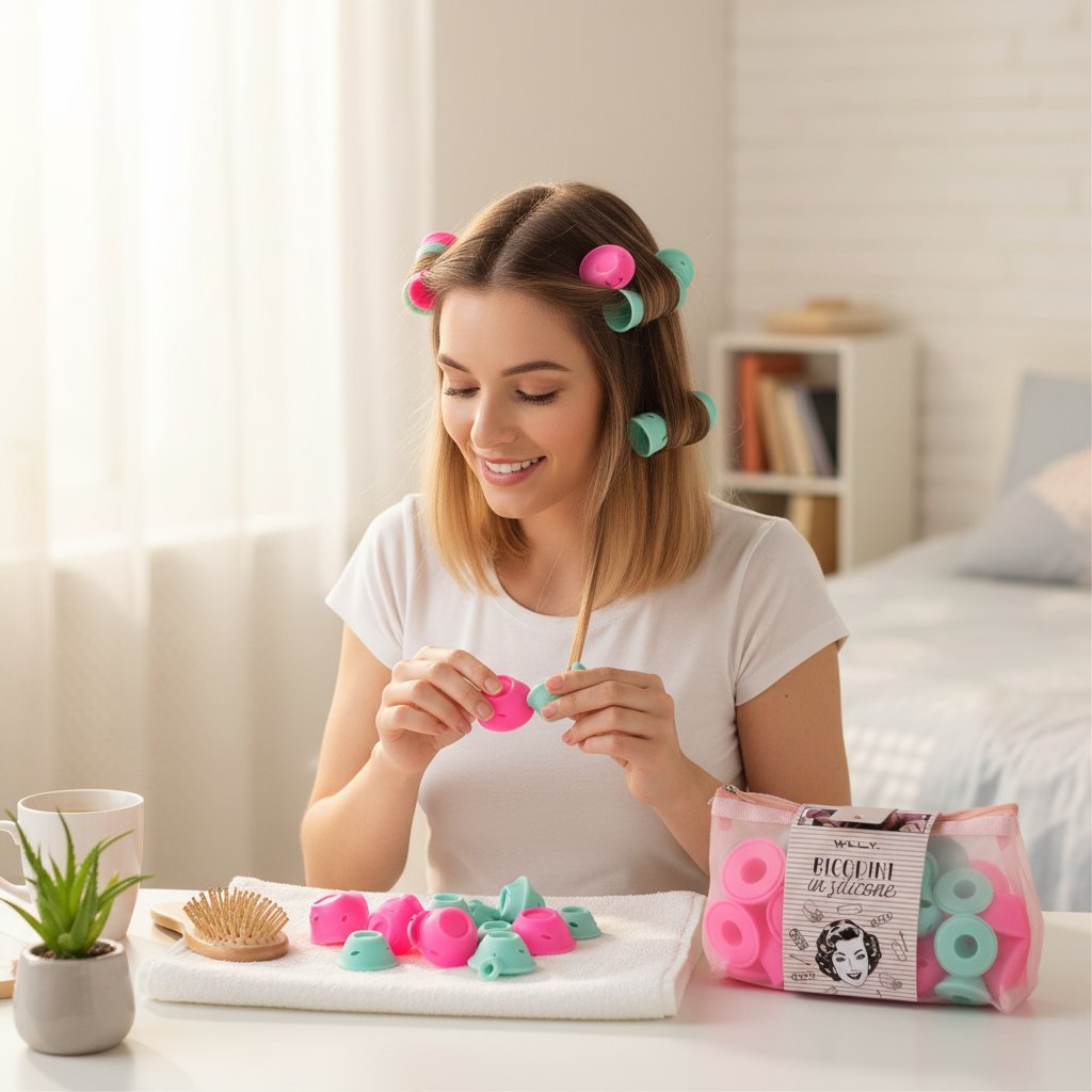SET 40 PEZZI PER RICCIOLI CAPELLI