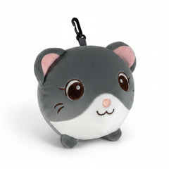 CUSCINO DA VIAGGIO CON MASCHERA GATTO