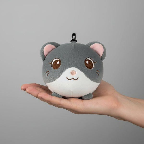 CUSCINO DA VIAGGIO CON MASCHERA GATTO