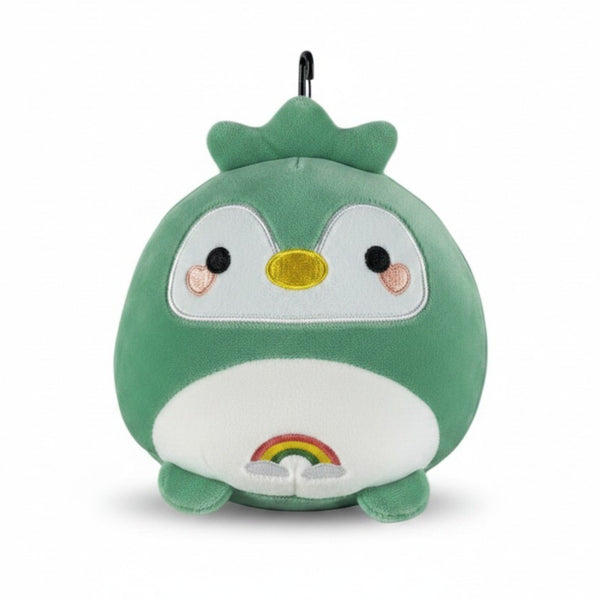 CUSCINO DA VIAGGIO CON MASCHERA PINGUINO