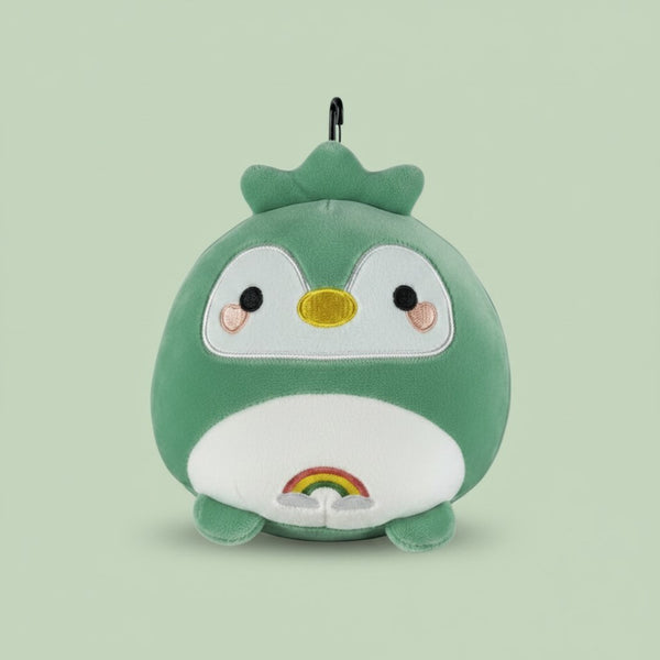 CUSCINO DA VIAGGIO CON MASCHERA PINGUINO