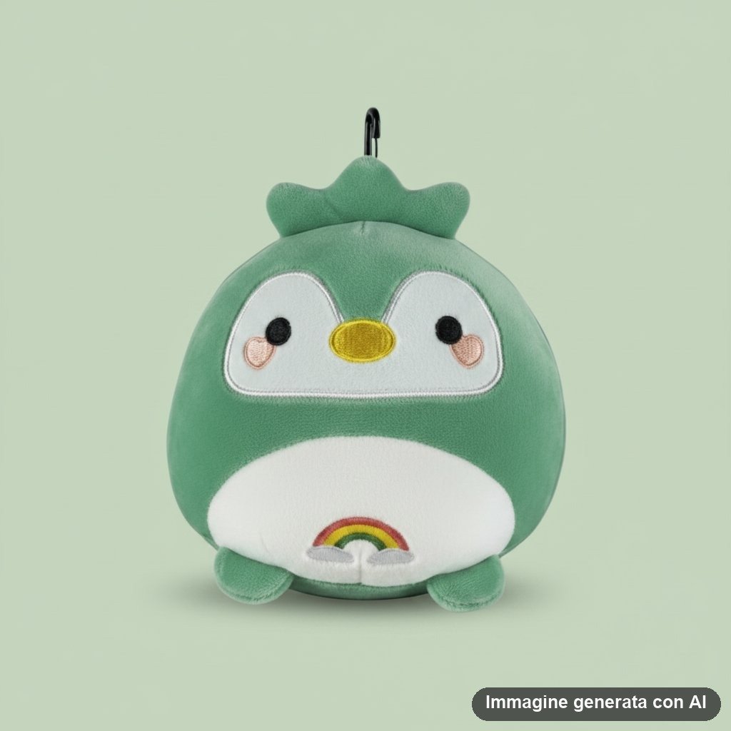 CUSCINO DA VIAGGIO CON MASCHERA PINGUINO