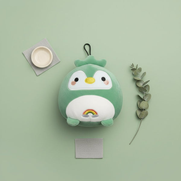 CUSCINO DA VIAGGIO CON MASCHERA PINGUINO