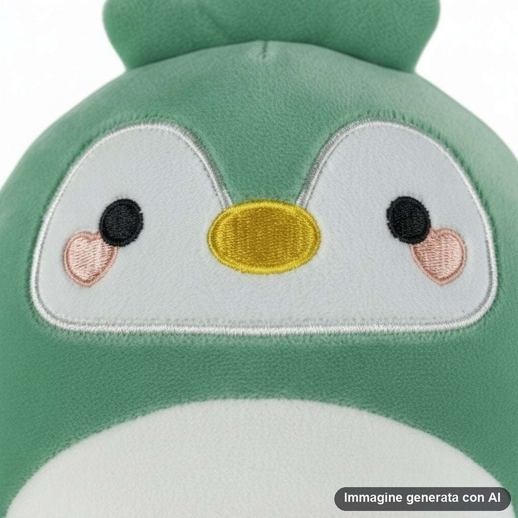 CUSCINO DA VIAGGIO CON MASCHERA PINGUINO