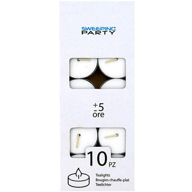 SET 10 TEALIGHT 5 ORE