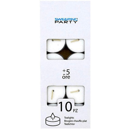 SET 10 TEALIGHT 5 ORE
