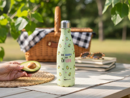 BORRACCIA IN ACCIAIO AVOCADO 500ML