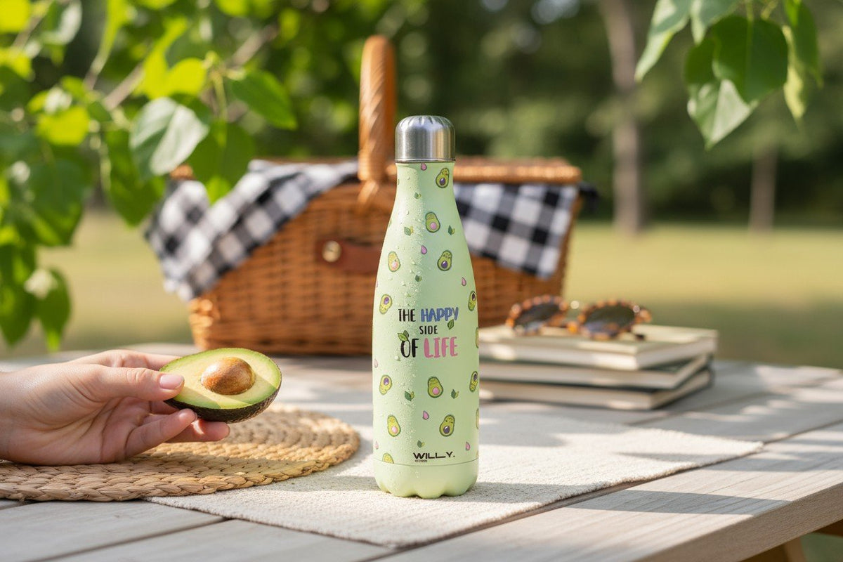 BORRACCIA IN ACCIAIO AVOCADO 500ML