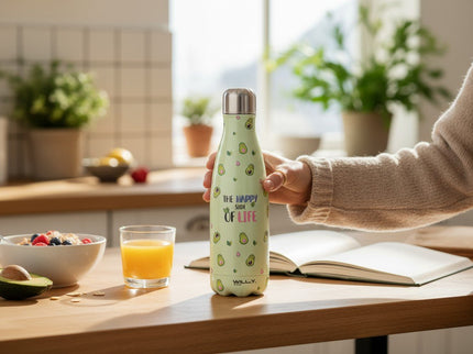 BORRACCIA IN ACCIAIO AVOCADO 500ML