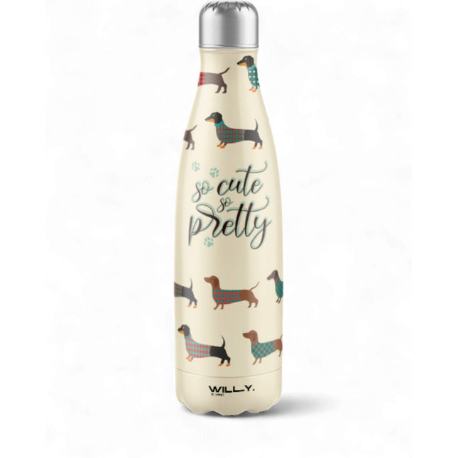 BORRACCIA IN ACCIAIO DOG 500ML